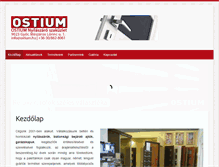 Tablet Screenshot of ostium.hu